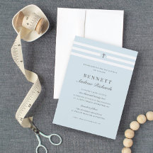 Elegancia clásica bautismo masculino