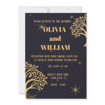 "Elegancia de medianoche: Boda azul oscuro