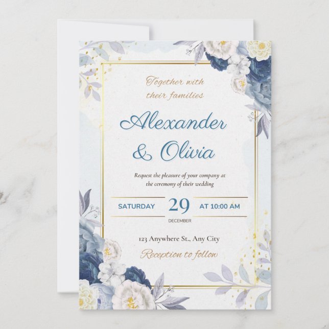Invitación Elegancia develada: su Invita exclusiva (Anverso)