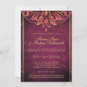 Invitación Elegancia Eterna: El Marigold Real