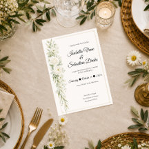 Elegancia Floral de Marfil Atemporal para Bodas