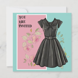 Invitación Elegancia LBD: Perfecto para cualquier celebración