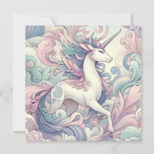 Invitación Elegancia mística: los susurros del Pastel Kirin