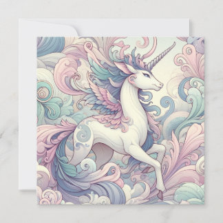 Invitación Elegancia mística: los susurros del Pastel Kirin