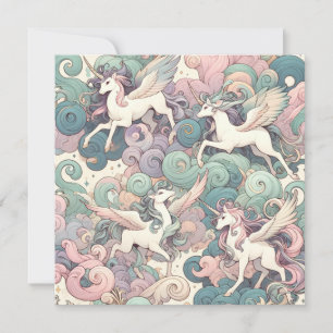 Invitación Elegancia mística: los susurros del Pastel Kirin