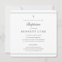 Elegancia moderna Niños o Chicas Bautismo