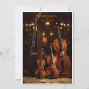 Invitación Elegancia Orquestal: La Familia del Violín en el E
