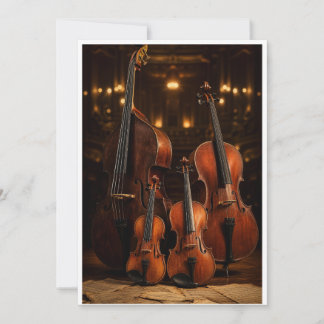 Invitación Elegancia Orquestal: La Familia del Violín en el E
