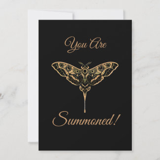 Invitación Elegancia Oscura - Noir y Oro