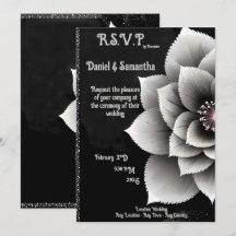 Elegancia sin tiempo: Boda negro y plateado de flo