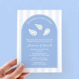 Invitación Elegant Arch Oyster Roast Couples Wedding Shower