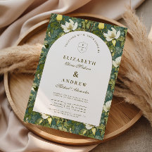 Elegant Botanical Arch Garden Wedding