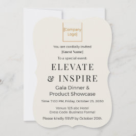 Invitación Elegant Bracket Invitation | Corporate Gala & Even