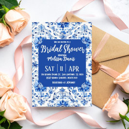 Invitación Elegant Chinoiserie Bridal Shower Invitation