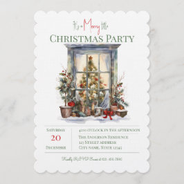 Invitación Elegant Christmas Holiday Invitation 