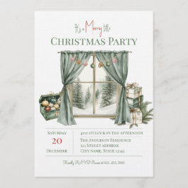 Invitación Elegant Christmas Holiday Party