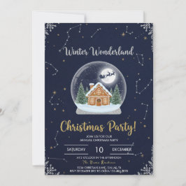 Invitación Elegant Christmas Tree Holiday Party Invitation