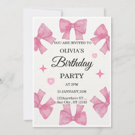 Invitación Elegant Custom Birthday Invitation | Modern Person