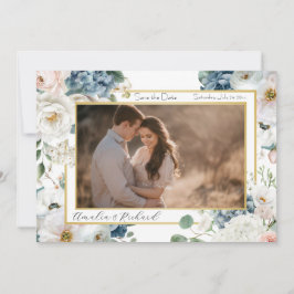 Invitación Elegant Customizable Floral Save the Date Card