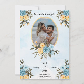 Invitación  Elegant Customizable Wedding Invitation | Stylish