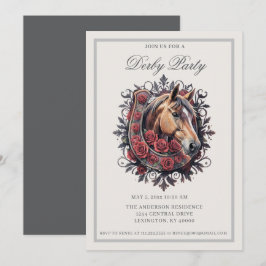 Invitación Elegant Derby Party 