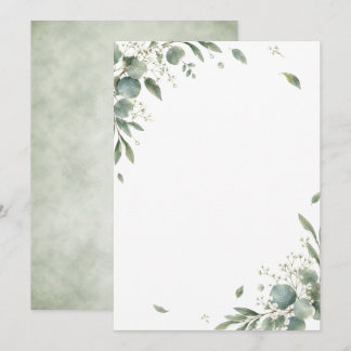 Invitación Elegant Eucalyptus Botanical Wedding Invitation