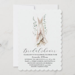 Invitación Elegant Eucalyptus Greenery Bridal Shower 