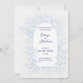 Invitación Elegant Floral Arch Wedding Invitation 