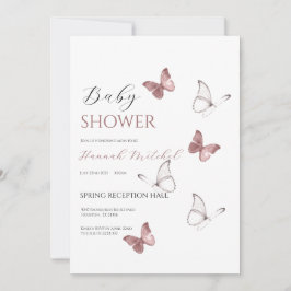 Invitación Elegant Floral Baby Shower Invitation Customizable