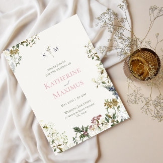 Invitación Elegant Floral Wedding Invitation