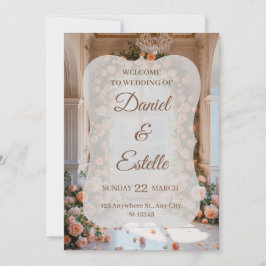 Invitación Elegant Floral Wedding Invitation | Editable Weddi