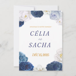Invitación Elegant Floral Wedding Invitation | Romantic Weddi