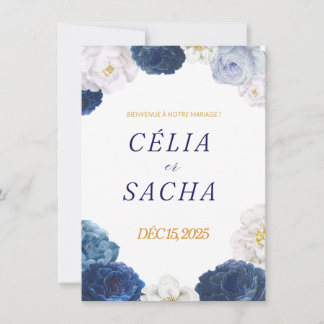 Invitación Elegant Floral Wedding Invitation | Romantic Weddi
