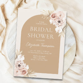 Invitación Elegant Flowers Boho Bridal Shower