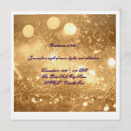 Invitación Elegant Gold Countdown New Year 2025 Invitation 