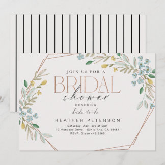 Invitación Elegant Greenery