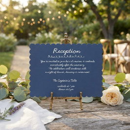 Invitación Elegant Handwritten Script Wedding Reception Card