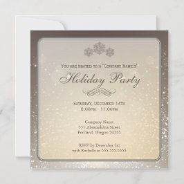 Invitación Elegant Holiday Party Company