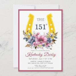 Invitación Elegant horse racing & equestrian theme