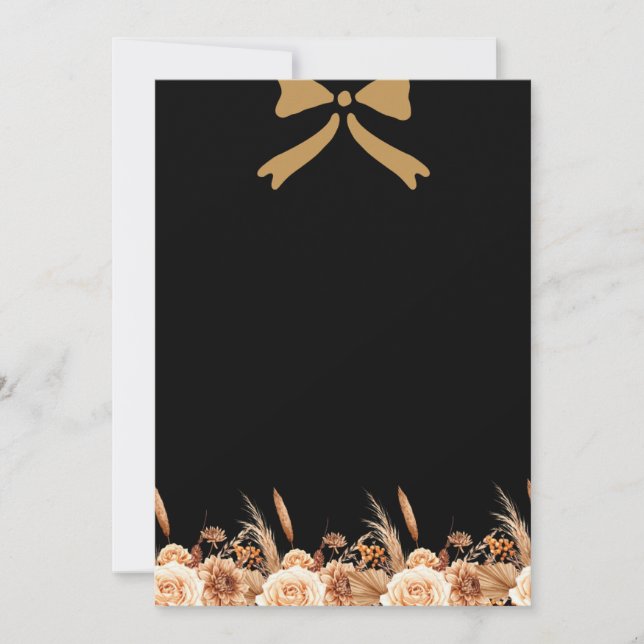 Invitación Elegant Minimal Wedding Invitation Template (Anverso)