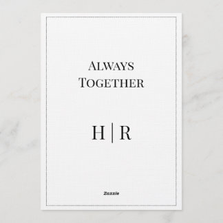 Invitación Elegant Modern Wedding Invitation | Timeless