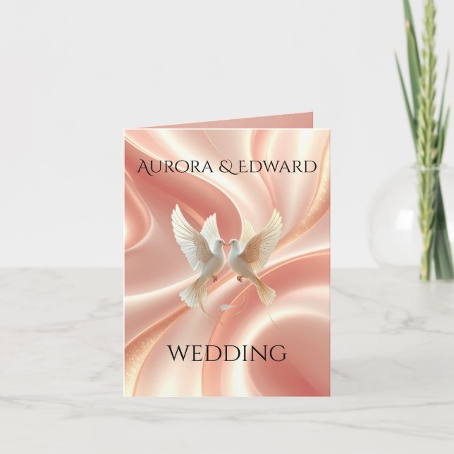 Invitación Elegant Photo Wedding Invitation Card – Modern (Anverso)