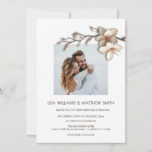 Elegant Pink White 3D Roses Wedding