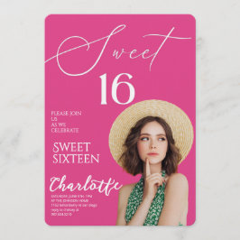 Invitación Elegant Sweet 16 Save the Date Birthday