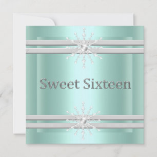 INVITACIÓN ELEGANT SWEET SIXTEEN INVITATION BY MUMSBUBSNGRUBS