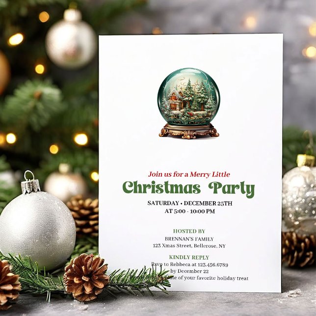 Invitación Elegant Victorian Christmas Ball Gathering (Elegant Victorian Christmas Angel Gathering)
