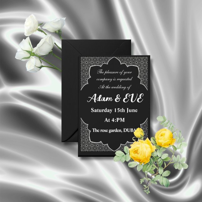 Invitación Elegant Wedding Invitation (Subido por el creador)