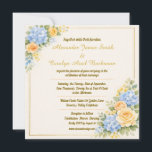 Invitación Elegant Wedding Invitation - Customisable<br><div class="desc">This stunning wedding invitation will be perfect for your special day. 

All text fields are customisable.</div>