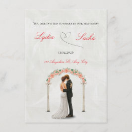 Invitación Elegant Wedding Invitation Template