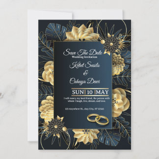 Invitación Elegant Wedding Invitation Template